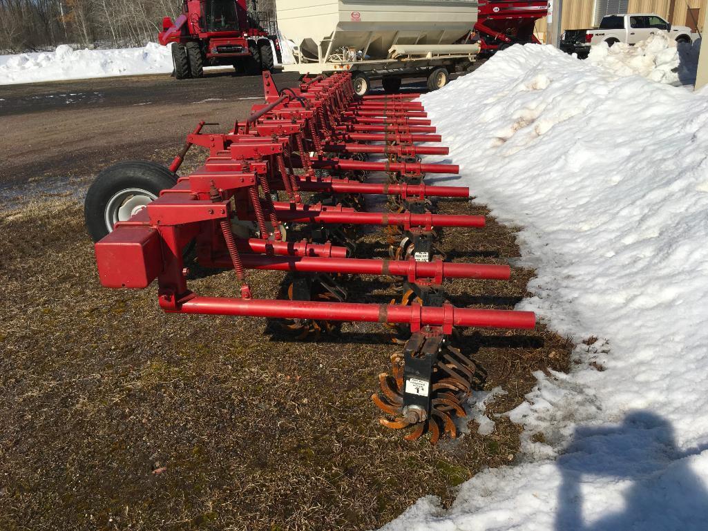 Lilliston 12-row 3pt mount rotary cultivator; 30in spacing; 3-spider units & 4-spider outside units;