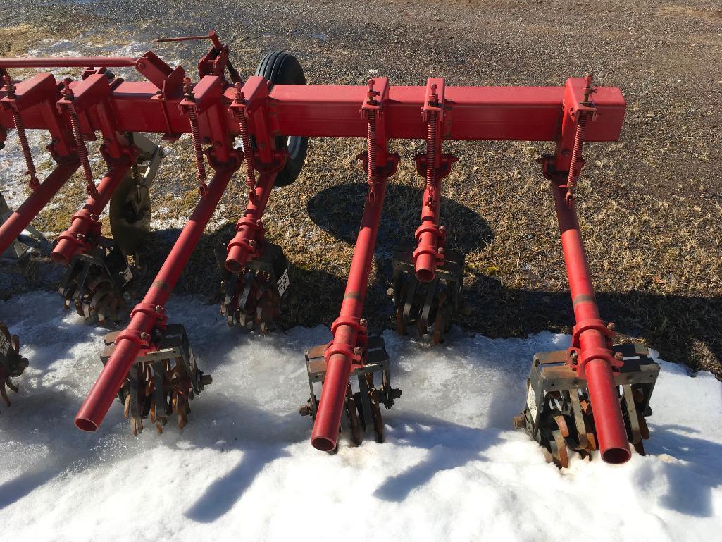 Lilliston 12-row 3pt mount rotary cultivator; 30in spacing; 3-spider units & 4-spider outside units;