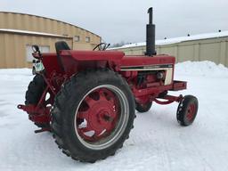 1977 IHC 686 tractor; open station; diesel; TA trans.; 13.6 x 38 rear tires; 2-hyds; rock box; 7,407