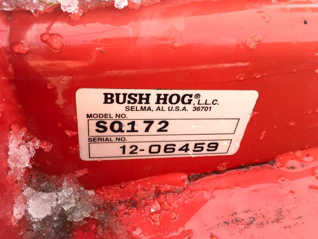 Bush Hog SQ172 6ft 3pt rotary mower; s/n 12-06459.