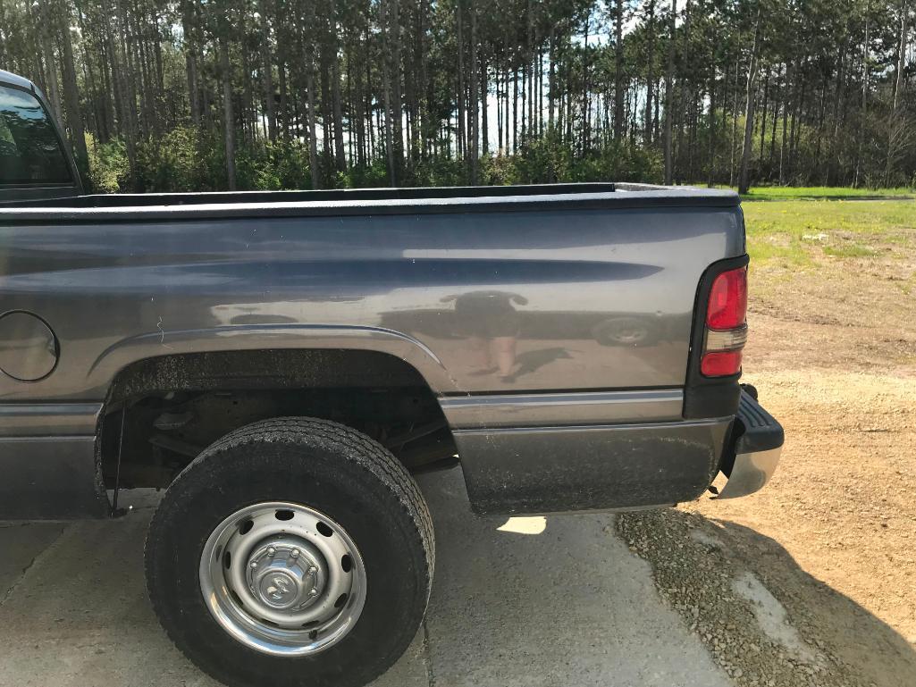 (TITLE) 2002 Dodge Ram 2500 pickup truck; 2x4; V-8 gas; auto; 8ft box; 149,485 miles; vin