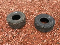 2-Carlisle 15 x 6-6 lawn mower tires.