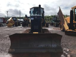 2016 John Deere 550K XLT crawler dozer; cab w/ AC; 6-way blade; hy stat trans; rear drawbar; 2,672