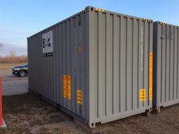 Pac Van 20ft high cube shipping containers, 9ft 6in high; 62,020 lbs net capacity; s/n RY15036106.