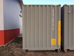 Pac Van 20ft high cube shipping containers, 9ft 6in high; 62,020 lbs net capacity; s/n RY15036106.