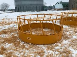 Sioux round bale feeder ring.