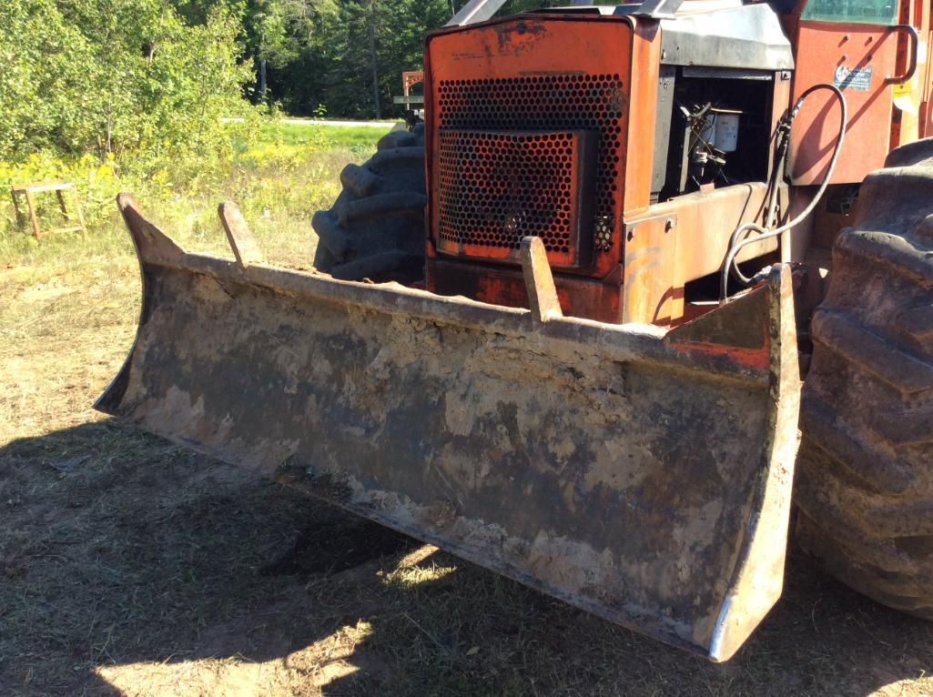 1988 Timberjack 230 Turbo single bunk forwarder; 23.1 x 26 tires; Cummins 4BT diesel; s/n 797016.