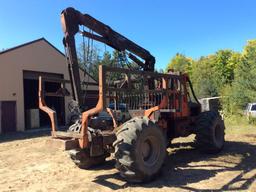 1988 Timberjack 230 Turbo single bunk forwarder; 23.1 x 26 tires; Cummins 4BT diesel; s/n 797016.