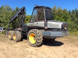 2003 Ponsse Ergo processor; Mercedes diesel; H73 head; 600/55-26 front tires; 600/65-34 rear tires;