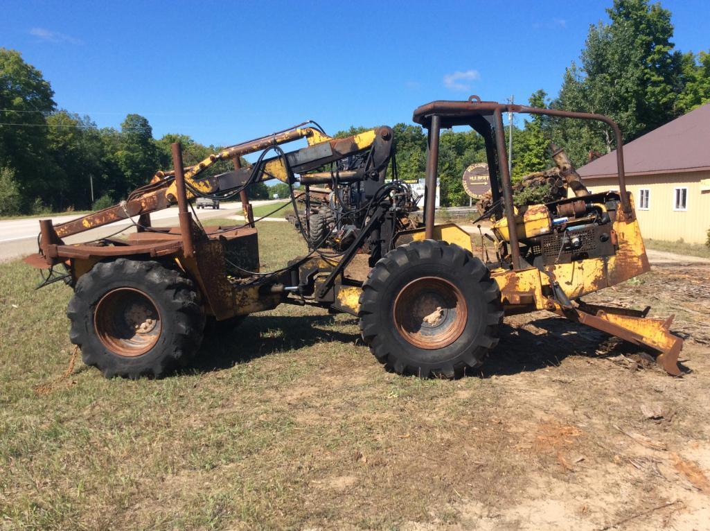 Gafner Iron Mule 4501 forwarder; Ford diesel; (Non-Running); s/n 4K30B or 436075.