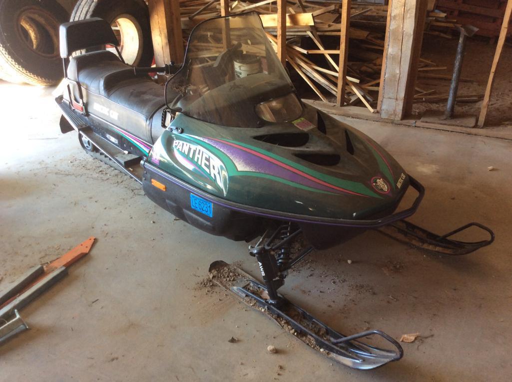 1996 Arctic Cat Panther snowmobile; 2,271 miles.