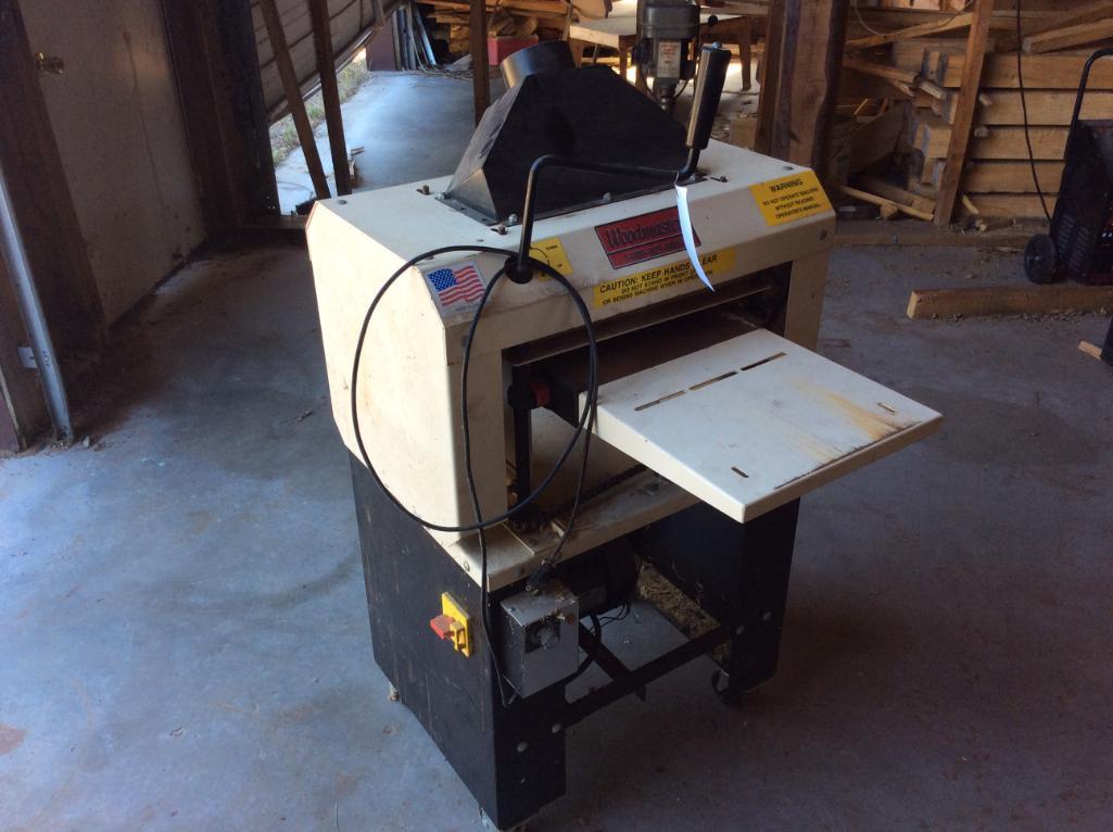 Woodmaster 12" planer w/ 220 motor.