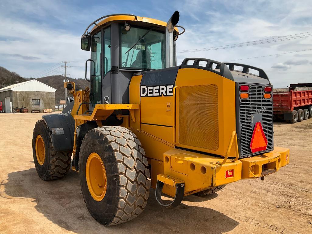 2006 John Deere 544 J wheel loader; cab w/ A.C.; JRB style Q.C.; 20.5R-25 tires; 3rd valve; 15,695