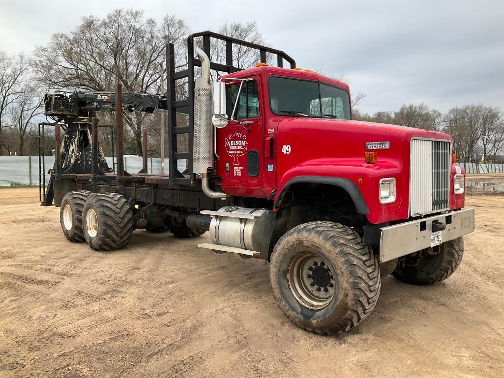 (TITLE) 1997 IHC PayStar 5000 SFA 6x6 pre hauler truck; Cummins M-11 Plus engine; Eaton Fuller 10