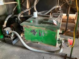 40 hp electric/hydraulic power unit w/ oil reservoir (under cab) (log turner).