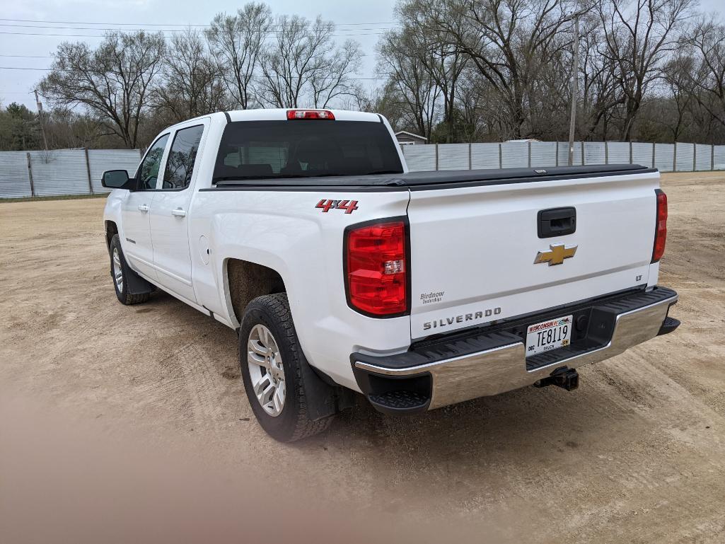 (TITLE) 2018 Chevrolet 1500 Silverado LT 4x4 crew cab pickup truck; 5.3 L engine; 131,492 miles