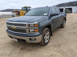 (TITLE) 2014 Chevrolet 1500 Silverado LT 4x4 double cab pickup truck; 5.3 L engine; 223,648 miles