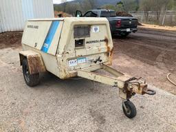 Ingersoll Rand 175 portable air compressor w/ Deutz diesel engine, hours unknown, s/n 148135 U85953