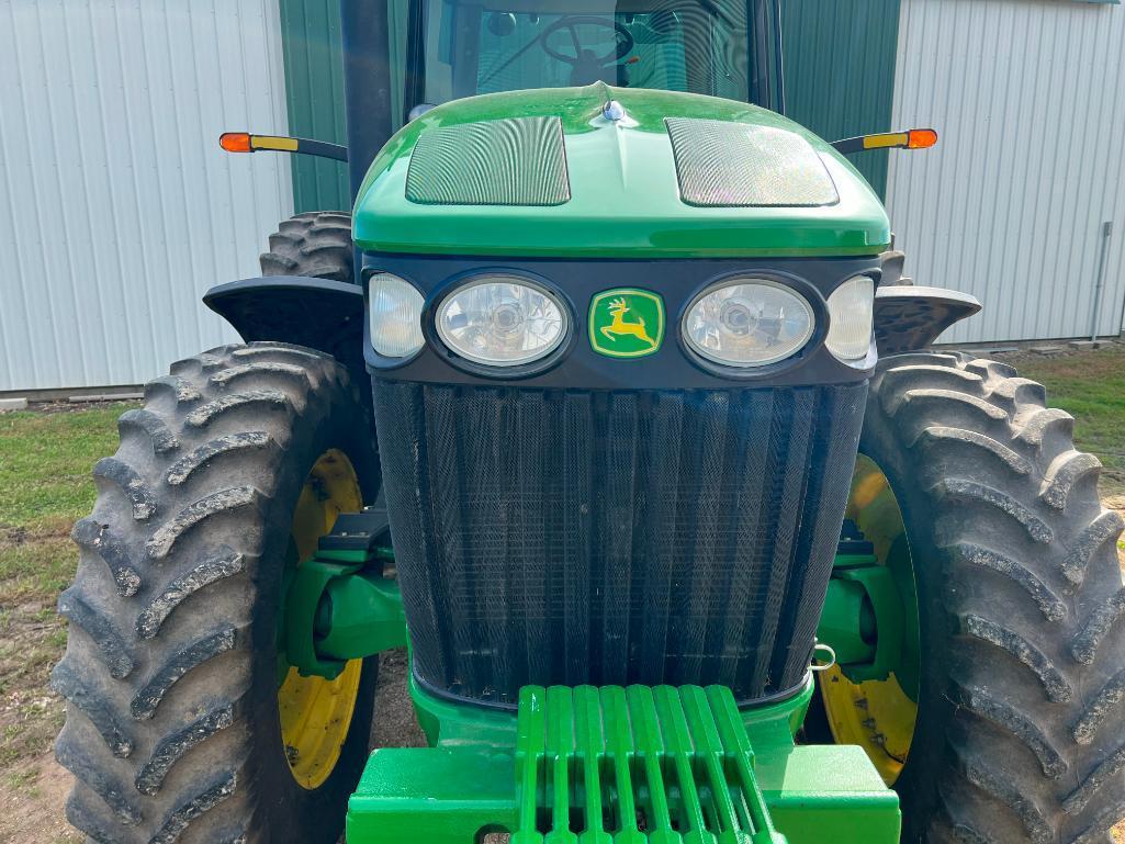 2008 John Deere 7830 tractor, CHA, MFD, 16 speed Power Quad trans w/ LHR, 480/80R 46 axle duals,