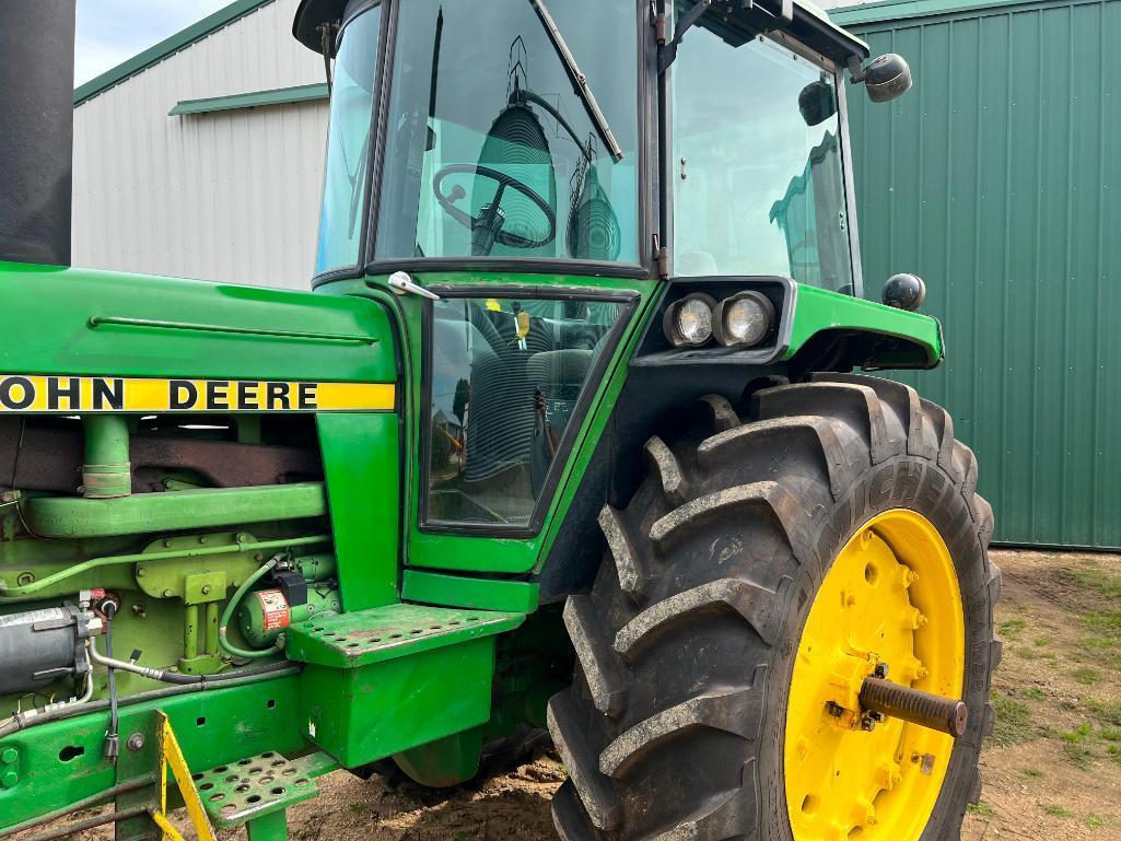 1980 John Deere 4240 tractor, CHA, Quad Range trans, like new Michelin 18.4 x 38 rear tires, 11.00 x