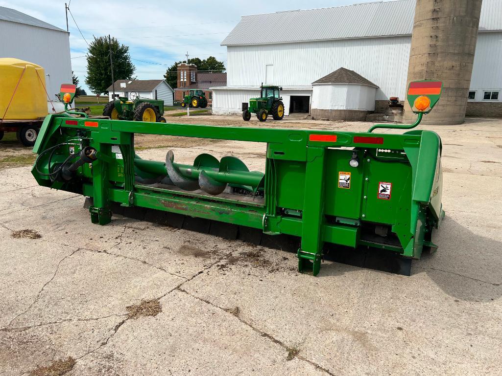 2015 John Deere 606C Stalk Master 6-row chopping corn head, hyd. deck plates, knife rolls, transport