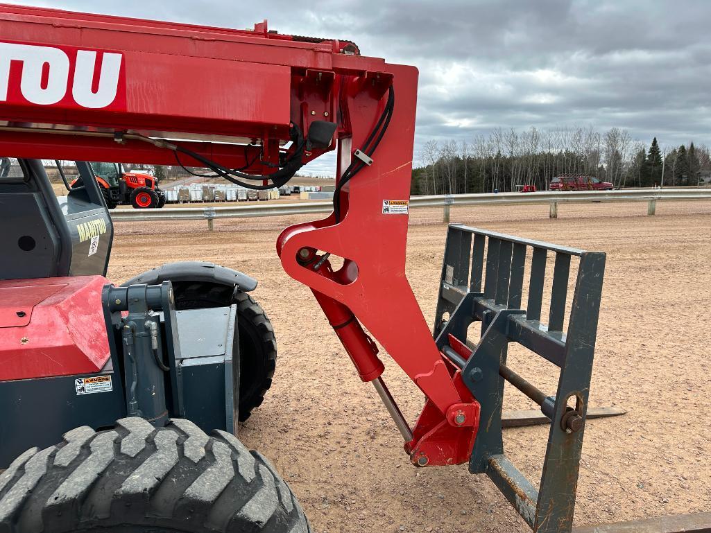 2014 Manitou MT6034T telehandler, OROPS, 4x4, 6,000 lb capacity, 34' lift, John Deere diesel engine,