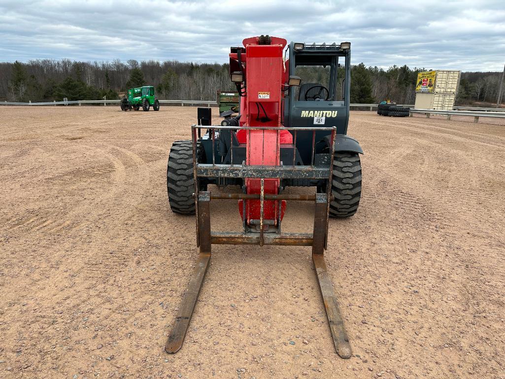 2014 Manitou MT6034T telehandler, OROPS, 4x4, 6,000 lb capacity, 34' lift, John Deere diesel engine,