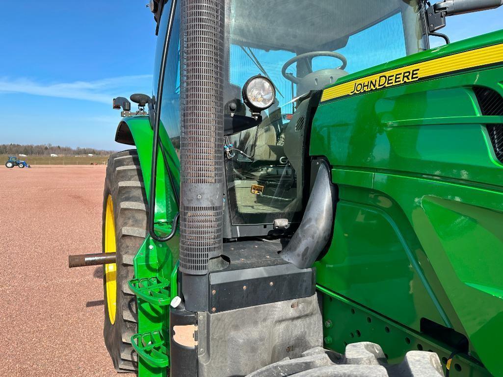 2013 John Deere 6150R tractor, CHA, MFD, IVT trans, 480/80R38 rear tires, bar axle, 3-hyds, 540/1000