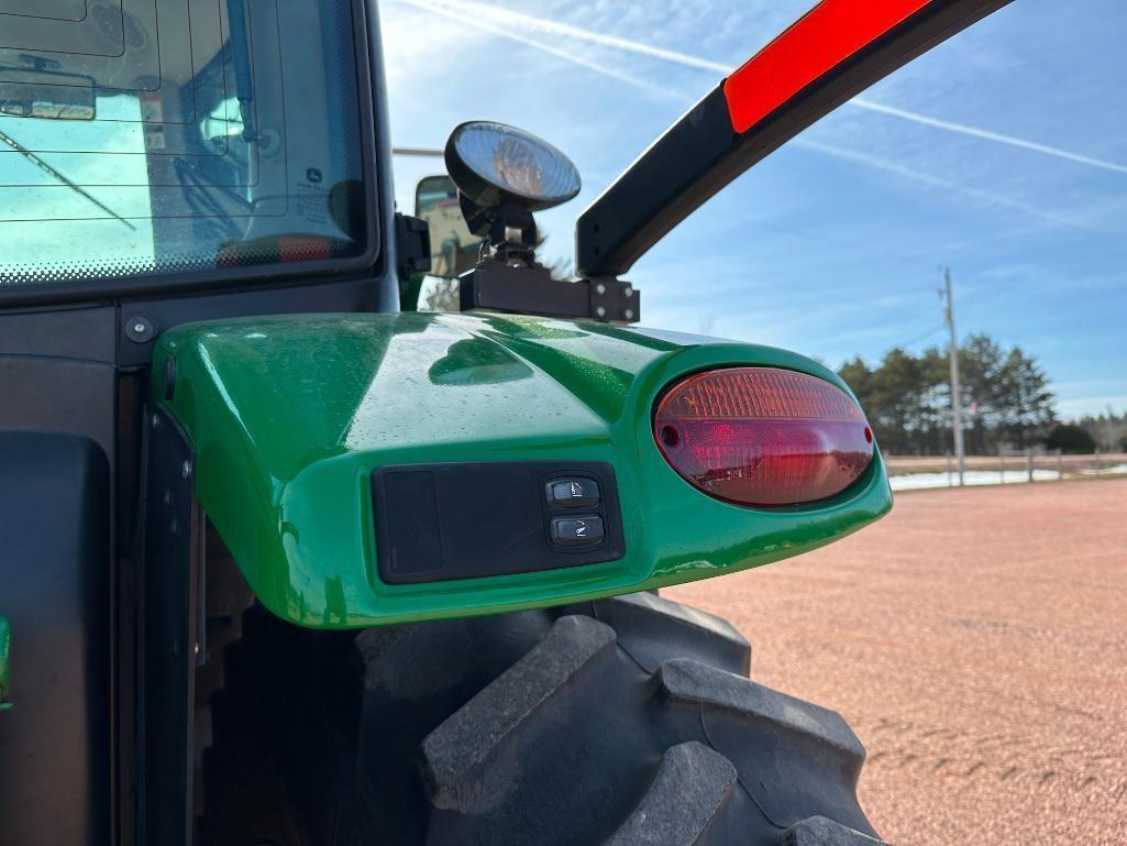 2013 John Deere 6150R tractor, CHA, MFD, IVT trans, 480/80R38 rear tires, bar axle, 3-hyds, 540/1000