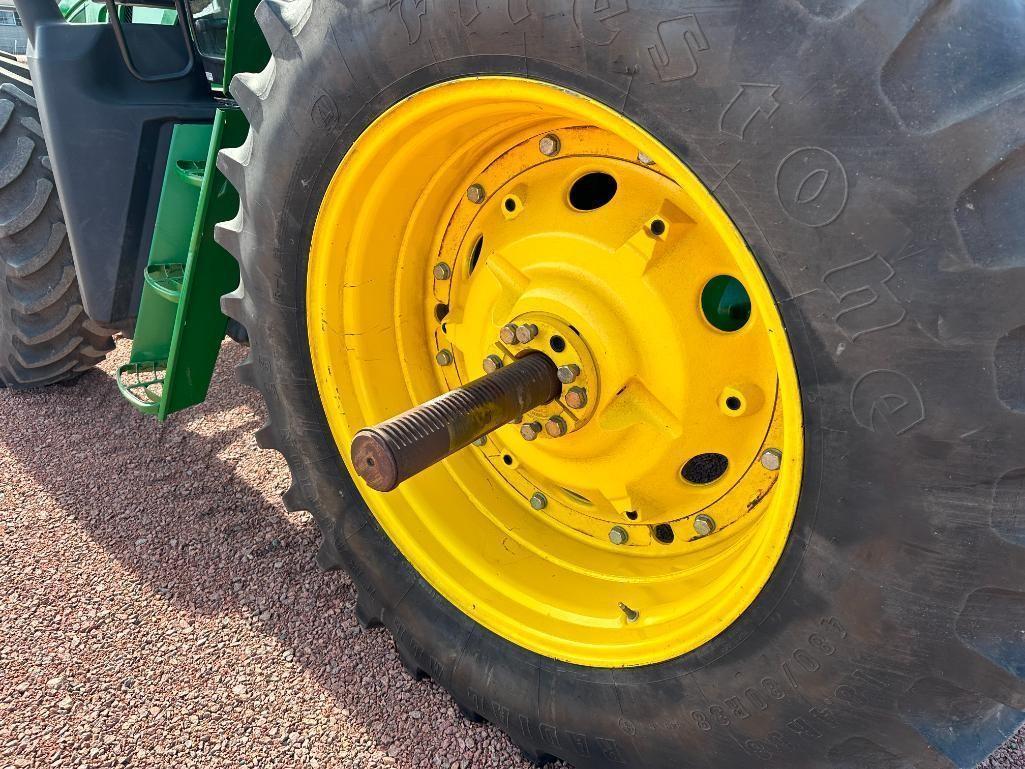 2013 John Deere 6150R tractor, CHA, MFD, IVT trans, 480/80R38 rear tires, bar axle, 3-hyds, 540/1000