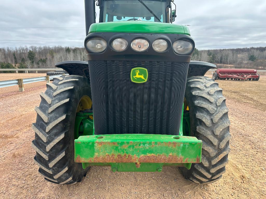 2004 John Deere 8320 tractor, CHA, MFD, 18.4x42 rear tires, powershift trans, 4-hyds, 1000 PTO,