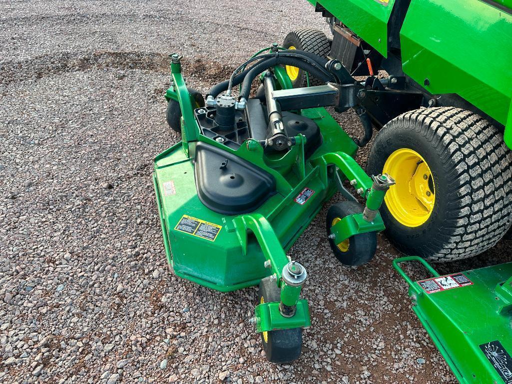 2008 John Deere 1600 Turbo Series II wide area mower, cab w/heat & AC, 4x4, 12' cut, hydro trans,