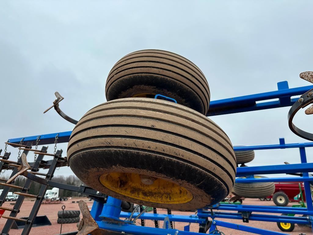 2012 Landoll 9630-20 20" field cultivator, walking tandem wheels, 5-bar spike harrow, transport