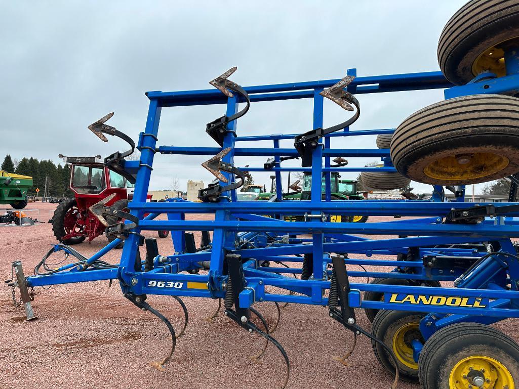 2012 Landoll 9630-20 20" field cultivator, walking tandem wheels, 5-bar spike harrow, transport