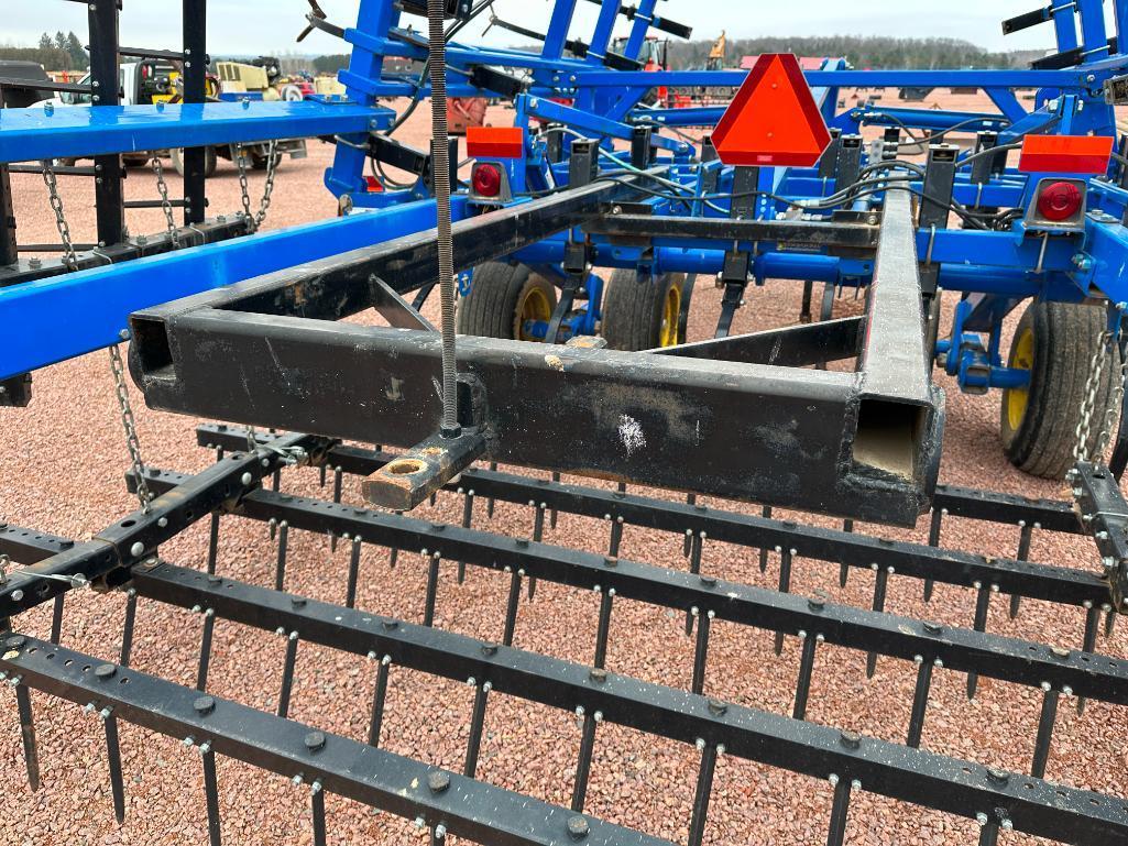 2012 Landoll 9630-20 20" field cultivator, walking tandem wheels, 5-bar spike harrow, transport