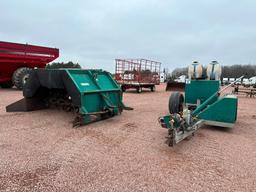 Aero Master PT120 pull type compost turner, PTO drive, hyd lift, counterweight, 10' rotor width, SN: