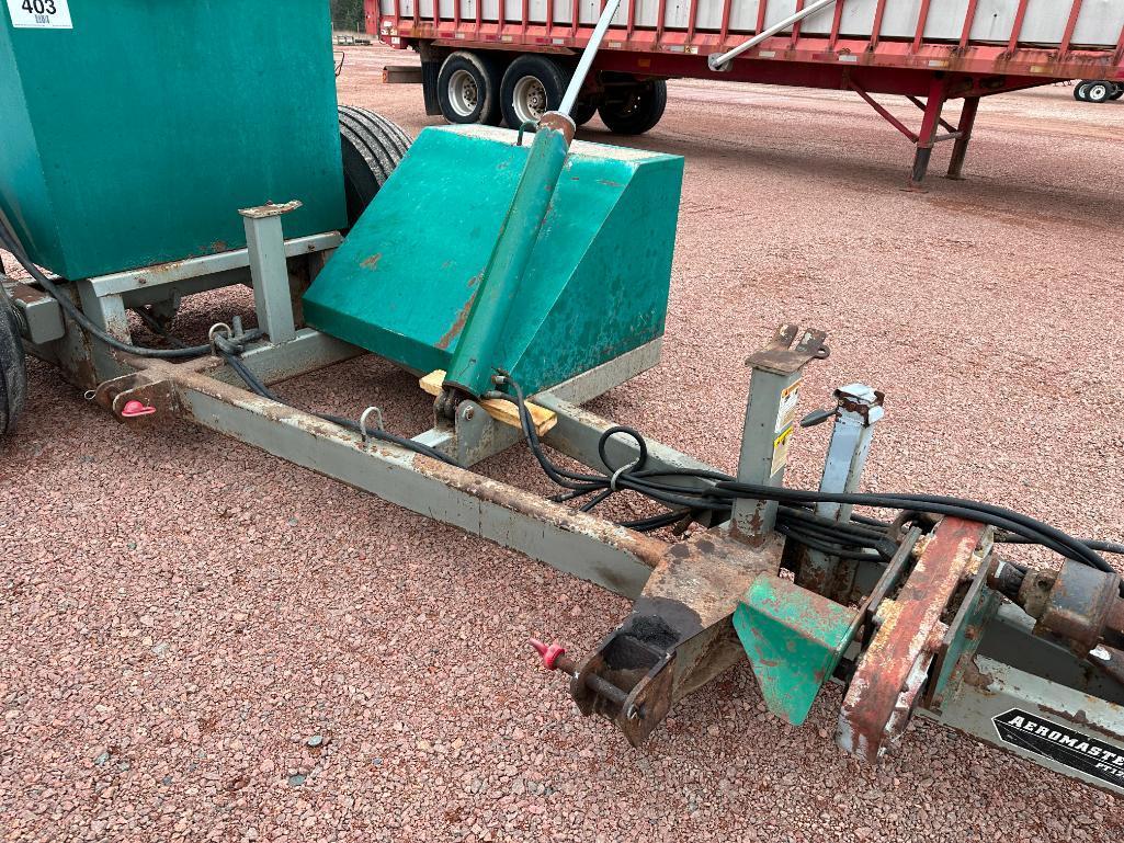 Aero Master PT120 pull type compost turner, PTO drive, hyd lift, counterweight, 10' rotor width, SN: