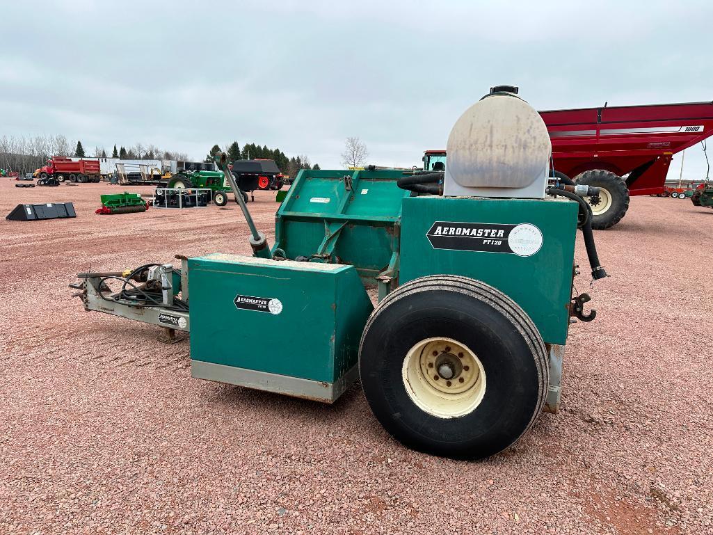 Aero Master PT120 pull type compost turner, PTO drive, hyd lift, counterweight, 10' rotor width, SN: