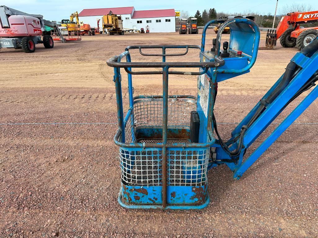 2007 Genie Z-40/23N boom lift, electric powered, 40' lift, jib, swivel basket, operational, 828 hrs