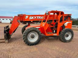 2006 Skytrak 6042 telehandler, OROPS, 4x4, 6,000 lb. capacity, 42' lift, Cummins diesel engine,