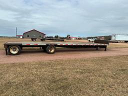 (TITLE) 1995 Fontaine Ultra 48'x102" tandem axle aluminum combo step deck trailer, spread axle,