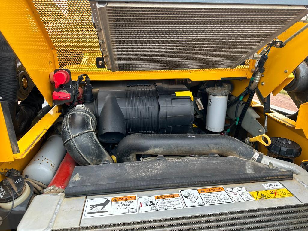 2018 New Holland C238 track skid steer, cab w/AC, 2-spd, aux hyds, pilot controls, 18" tracks,