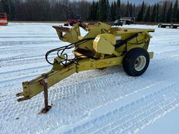 Degelman R570S pull type rock picker, hyd drive, 3-bat reel, hyd dump box, SN: 19946.