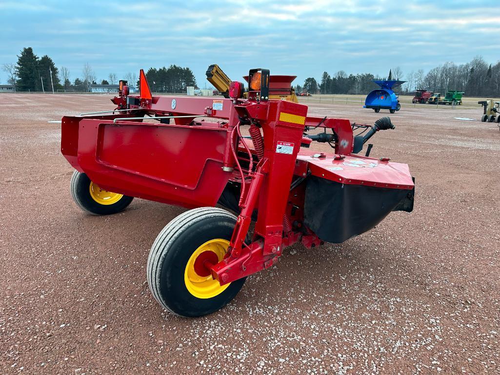 2010 New Holland H7230 10' discbine, rubber rolls, hyd swing hitch, transport lights, SN: YAN086471.