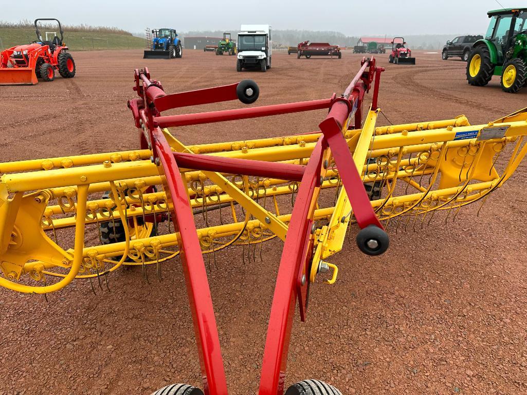 2014 New Holland 256 hay rake, front dolly wheels, low use, SN: YEN130048.