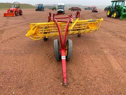 2014 New Holland 256 hay rake, front dolly wheels, low use, SN: YEN130048.