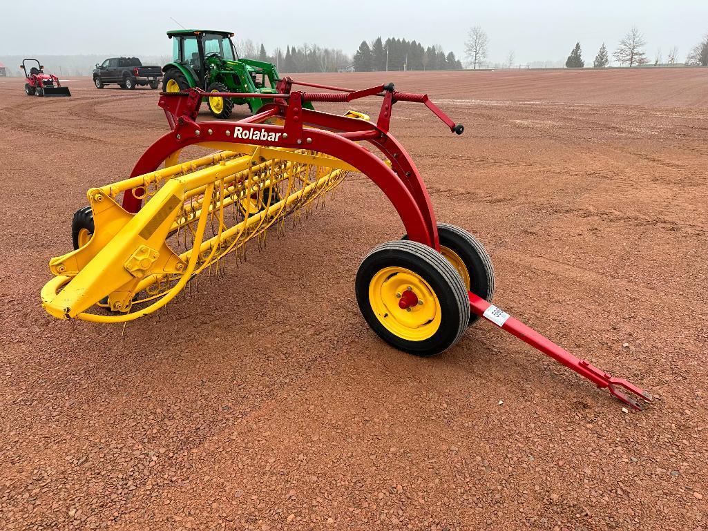 2014 New Holland 256 hay rake, front dolly wheels, low use, SN: YEN130048.