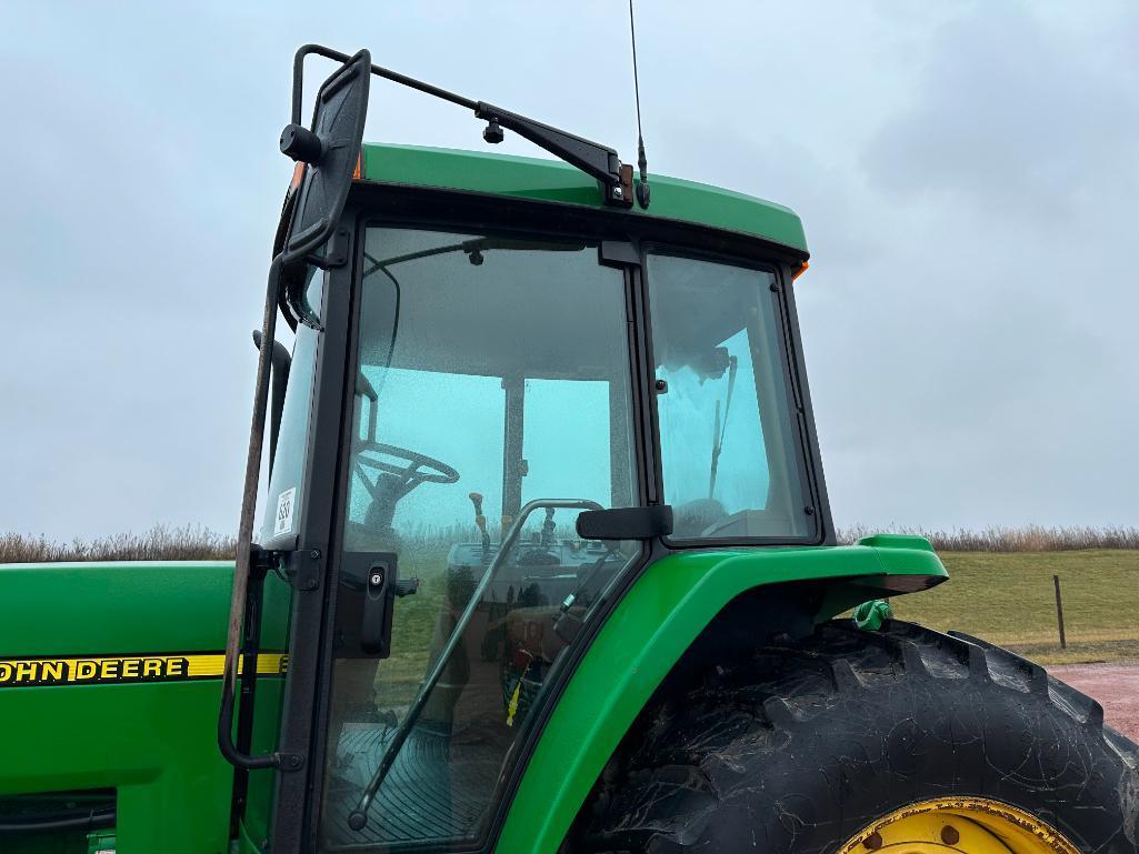 1998 John Deere 7410 tractor, CHA, MFD, 18.4x38 rear tires, 16-spd Powerquad trans, 3-hyds, 540/1000