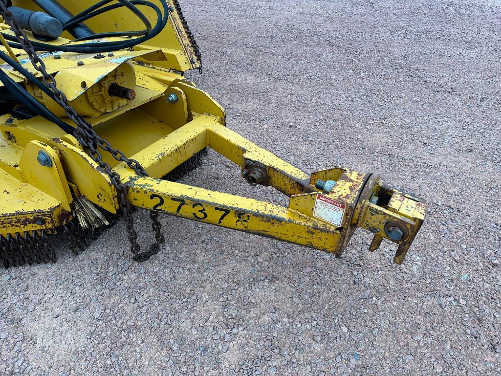 Bush Wacker ST-180 Elite 15' pull type batwing rotary mower, air tires, 540 PTO, chain guards, SN: