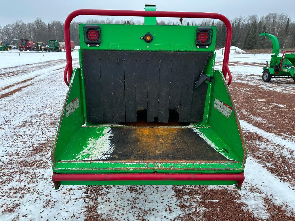 2018 Vermeer BC1000XL portable wood chipper, Deutz diesel engine, 12" feed opening, hyd roll feed,